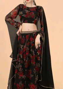 Black Lehenga For Wedding Party
