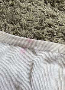Cotton On Ribbed White Tube Top