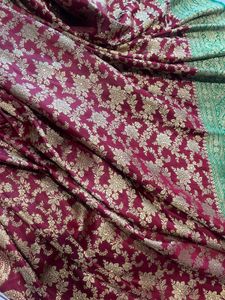 Pure Silk Handloom Jungla Banarasi