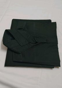 Dark Green Button-Down Shirt