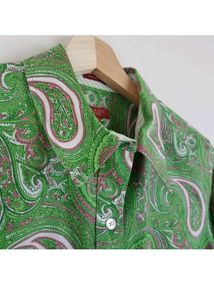 Talbots Womens 4 Wrinkle Resistant Button Blouse S