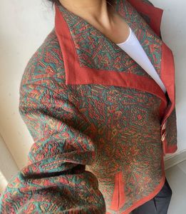 🎀Vintage Patterned Blazer🎀