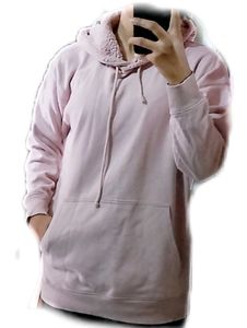 Soft Pink Fleece-Lined Hoodie (Unisex)