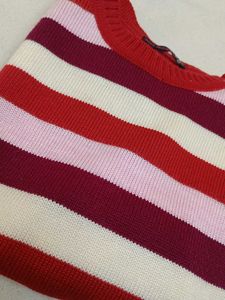 Striped Knit Sweater