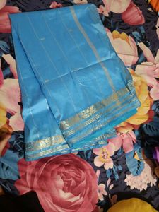 Zari Work Silk Saree With Blouse