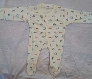 Cute Patterned Baby Onesie