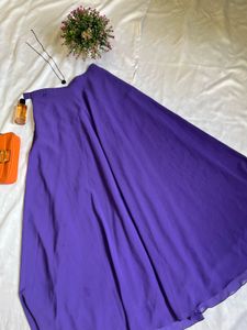 Long Flare Skirt