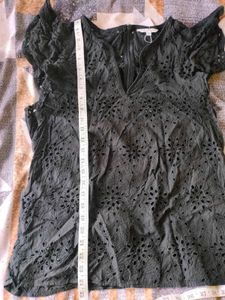 Eyelet Embroidered Top