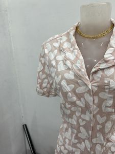 Heart Print Top