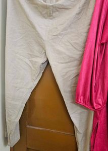 Pink Casual Top + Free Pant