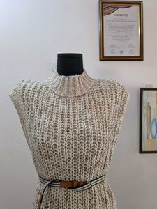 Knit Fringe Dress