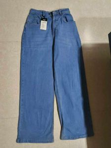 Stylii Blue Wide Leg Jeans