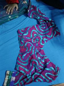 Beautiful Net Saree With Blouse