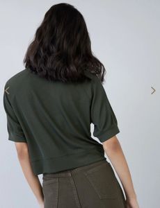 Olive Crop Top