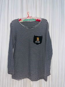 Moschino Striped Long Sleeve T-shirt 👕