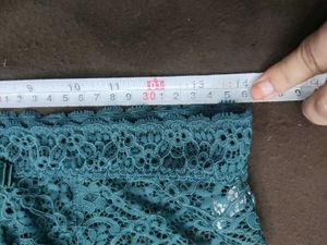 Elegant Teal Lace Bra 🖤