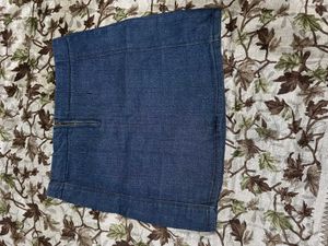 Trendy Denim Mini Skirt