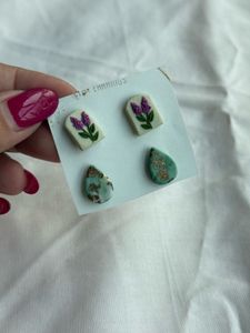 Cute small clay studs