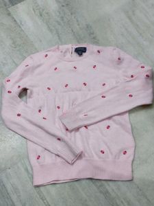 Ralph Lauren Cute Pink Ladybug Sweater