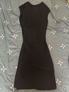 Black Cutout Mini Dress