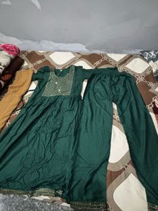 Green Kurta Set
