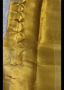 Elegant Gold Tone Saree