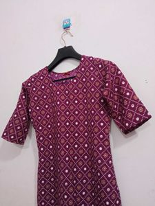 Purple Stylish Kurti For Women
