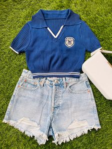 Mango Trendy Women’s Denim Shorts