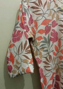 Floral Printed Cotton Kurti