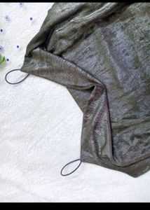 Silver Metallic Cami Top