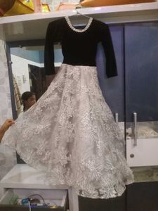 Velvet&net Gown