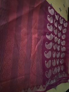 Elegant Orange &amp; Gold Saree