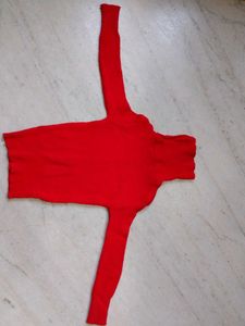 Red Woolen Sweater