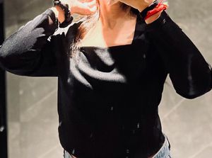 Black Long Sleeve Top