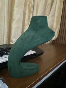 Green Jewelry Display Mannequin