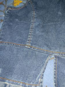 Denim Half Jacket