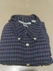 Plaid Button-Down Shirt