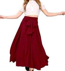 Crop top and maxi skirt