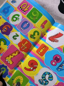 Colouring Book With Stickers For Kids