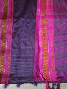 Elegant Purple Khan Saree