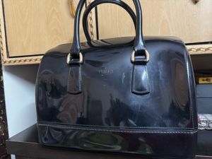 Furla Black Candy Satchel Bag