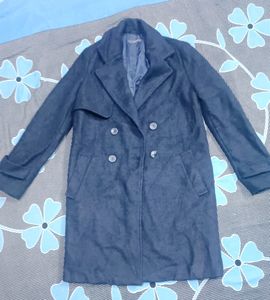 Navy Blue Long Coat