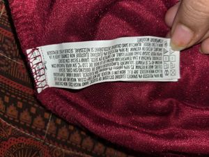 Maroon Velvet Dress