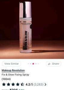 Makeup Revolution London Fix And Glow Spray