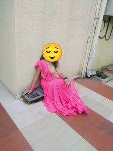 Beautiful Pink Flir Saree 💓