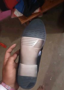 Black Leather Peshawari Chappal