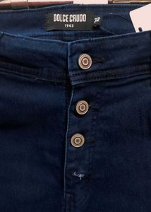 Dark Blue Denim Jeans