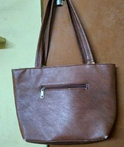 Brown handbag