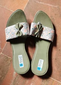 Jade Green Colour Chapal , Size 42 , Never Used