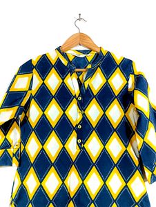 Blue &amp; Yellow Kurta (Women)